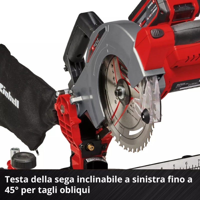 EINHELL TRONCATRICE A BATTERIA TE-MS 18/210 Li-Solo