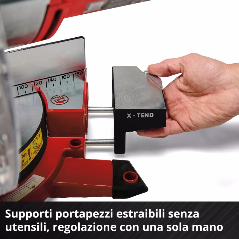 EINHELL TRONCATRICE RADIALE A BATTERIA TE-SM 36/210 Li - Solo