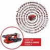 EINHELL LEVIGATRICE A NASTRO TP-BS 18/457 Li BL-Solo