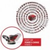EINHELL LEVIGATRICE ECCENTRICA TP-RS 18/32 Li BL - Solo