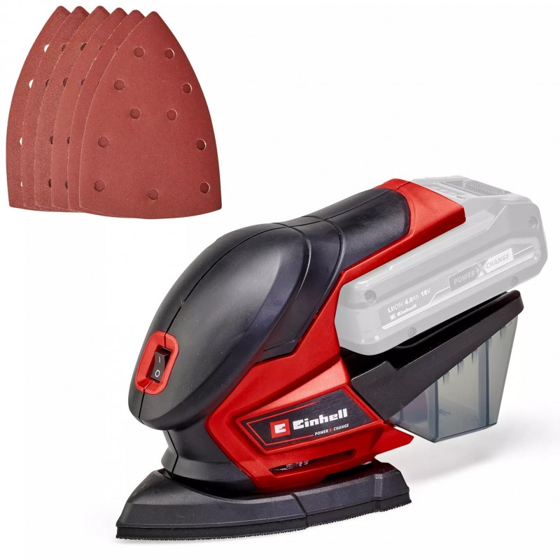 EINHELL LEVIGATRICE ORBITALE A BATTERIA TE-OS 18/150 Li Solo