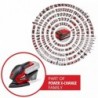 EINHELL LEVIGATRICE ORBITALE A BATTERIA TE-OS 18/150 Li Solo