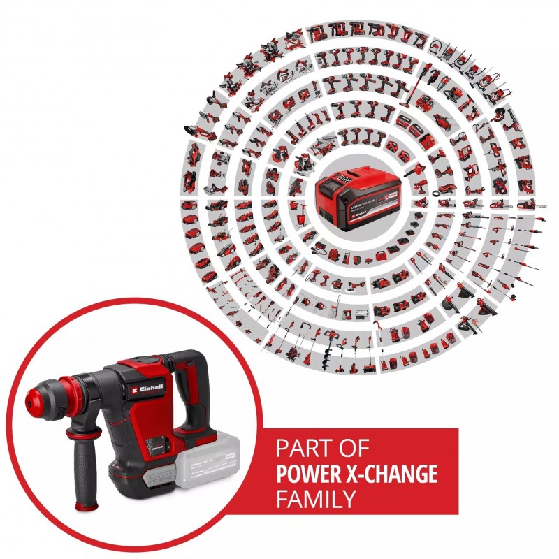 EINHELL MARTELLO DEMOLITORE A BATTERIA TP-DH 18/4 Li BL-Solo