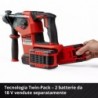 EINHELL MARTELLO TASSELLATORE A BATTERIA HEROCCO 36/28 - SOLO