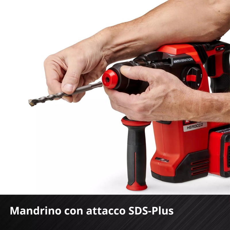EINHELL MARTELLO TASSELLATORE A BATTERIA HEROCCO 36/28 - SOLO