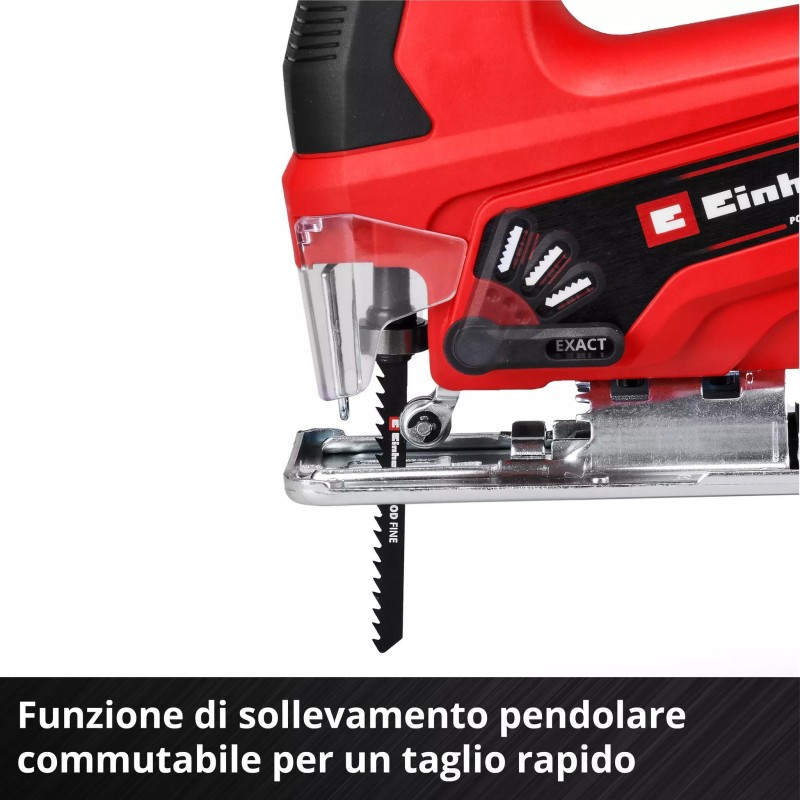 EINHELL SEGHETTO ALTERNATIVO A BATTERIA TC-JS 18 Li - Solo