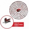 EINHELL SEGHETTO ALTERNATIVO T-STYLE A BATTERIA TP-JST 18/135 Li BL - Solo