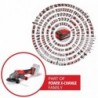 EINHELL SMERIGLIATRICE ANGOLARE A BATTERIA AXXIO 18/115 Q