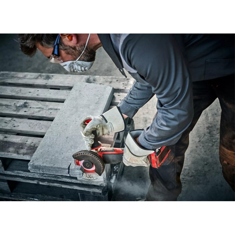 EINHELL SMERIGLIATRICE ANGOLARE A BATTERIA AXXIO 18/115 Q