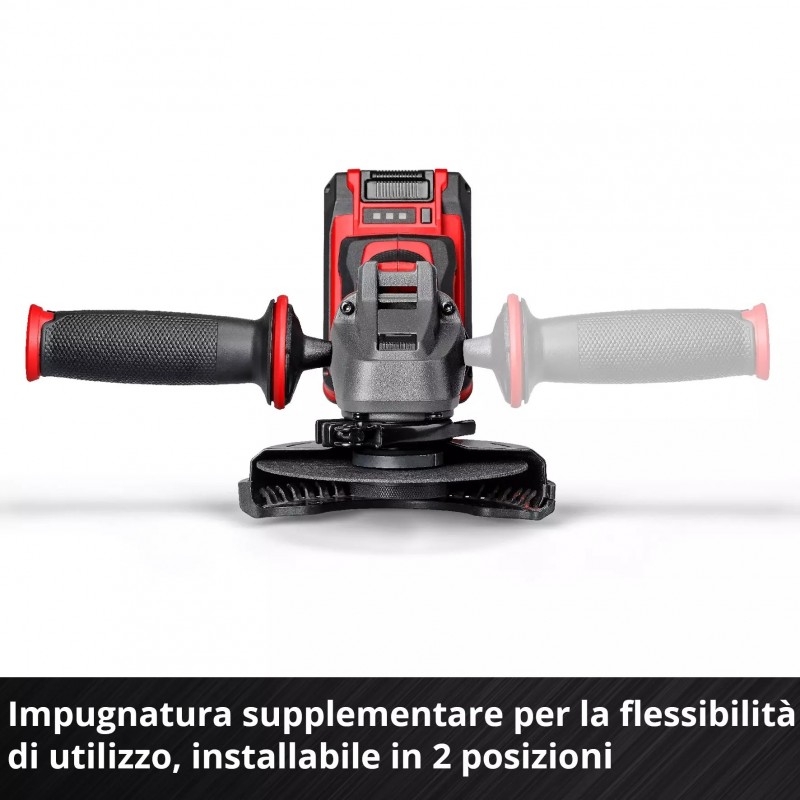 EINHELL SMERIGLIATRICE ANGOLARE A BATTERIA AXXIO 18/115 Q