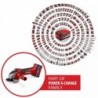 EINHELL SMERIGLIATRICE ANGOLARE A BATTERIA TC-AG 18/115 Li (1x4