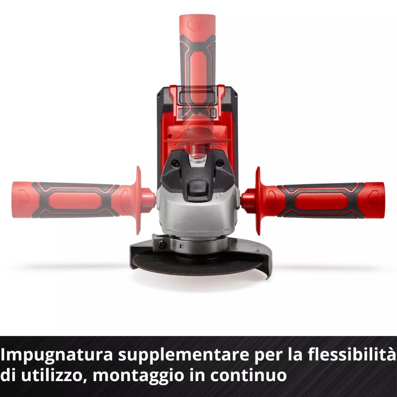 EINHELL SMERIGLIATRICE ANGOLARE A BATTERIA TC-AG 18/115 Li (1x4
