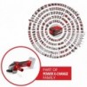 EINHELL SMERIGLIATRICE ANGOLARE A BATTERIA TC-AG 18/115 Li-Solo