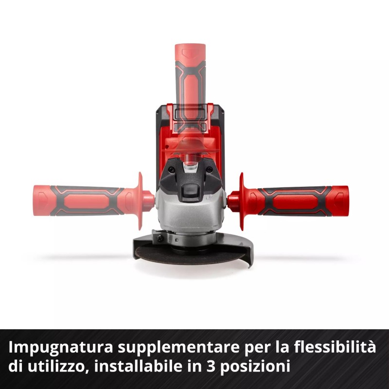 EINHELL SMERIGLIATRICE ANGOLARE A BATTERIA TC-AG 18/115 Li-Solo