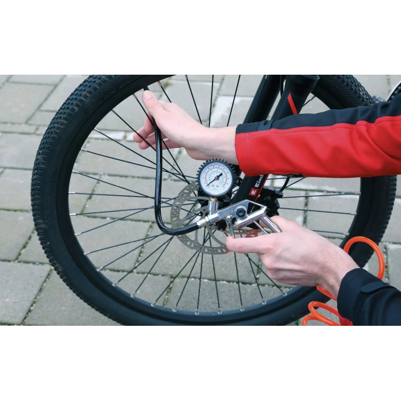 EINHELL PISTOLA MANOMETRO PER GONFIAGGIO Tire Pressure Gauge