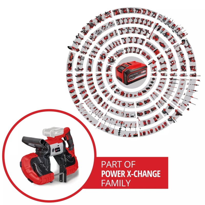 EINHELL SEGA A NASTRO TE-MB 18/127 Li-Solo