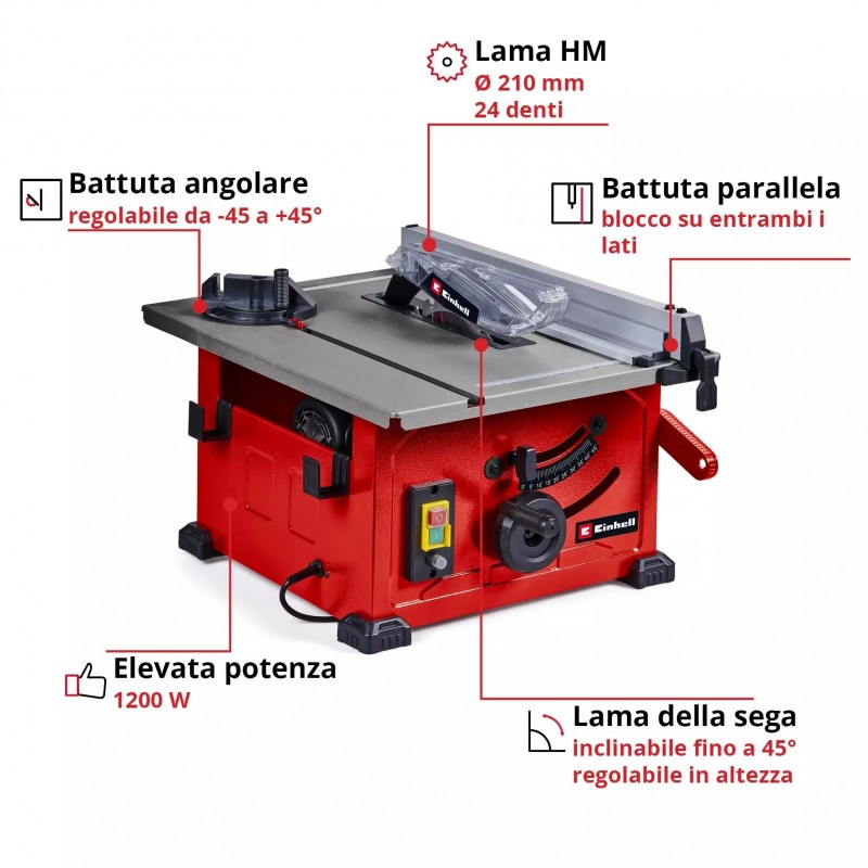 EINHELL SEGA CIRCOLARE DA BANCO TC-TS 8