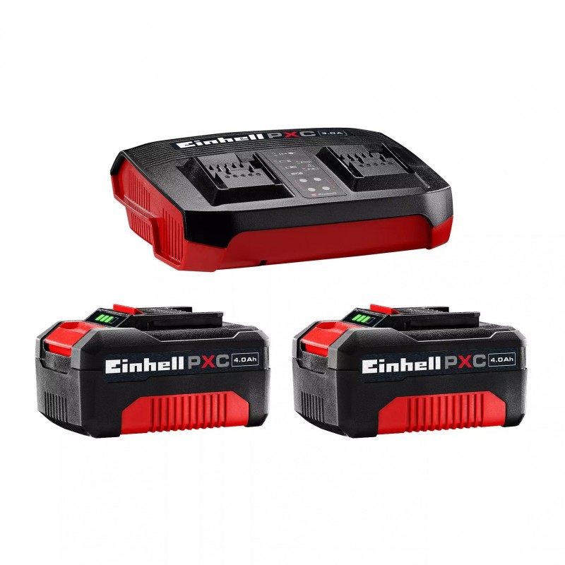Einhell Starter Kit Pxc 18V 2X 4,0 Ah & Twincharger-image