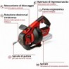 EINHELL STURATUBI A BATTERIA TE-DA 18/760 Li Solo