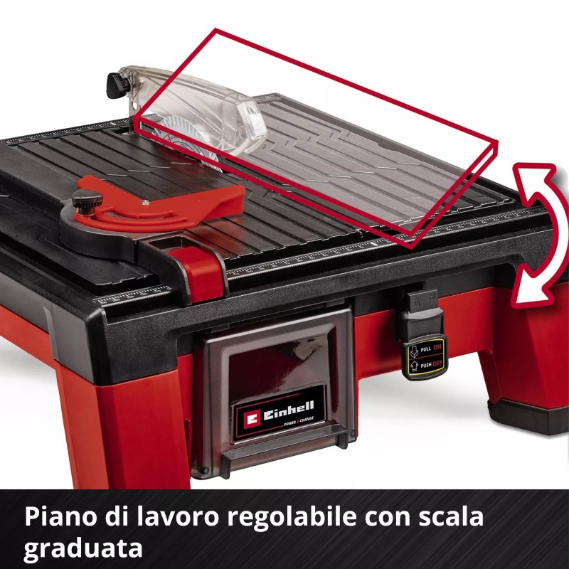 EINHELL TAGLIAPIASTRELLE A BATTERIA TE-TC 18/115 Li-Solo