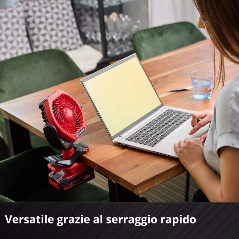EINHELL VENTILATORE A BATTERIA GC-CF 18/110 Li-Solo