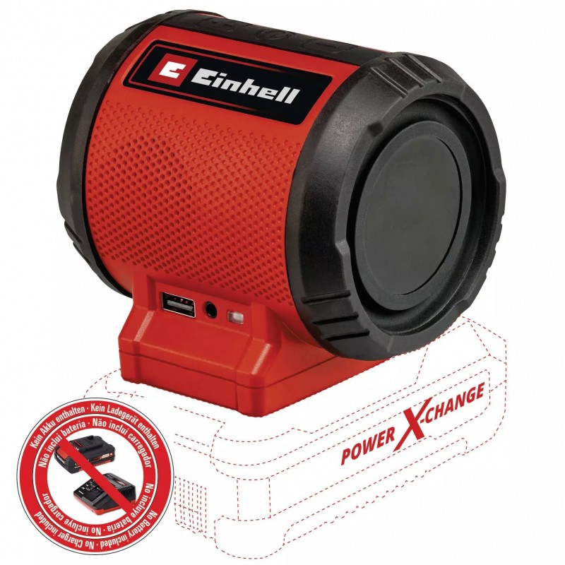 EINHELL ALTOPARLANTE BLUETOOTH TC-SR 18 LI BT - SOLO