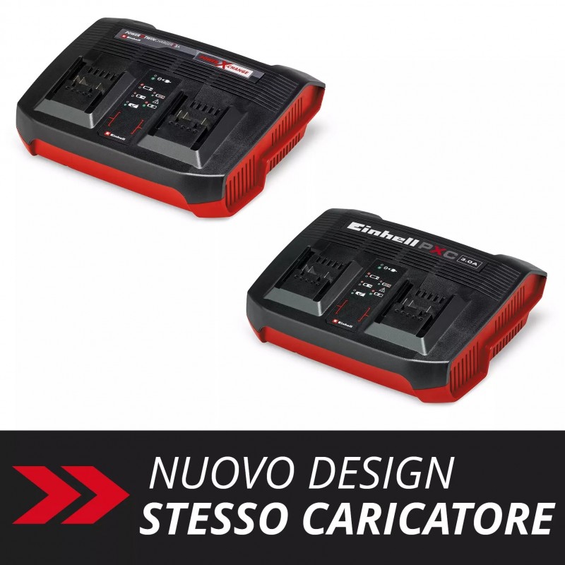 EINHELL CARICABATTERIE POWER X-TWINCHARGER 3A