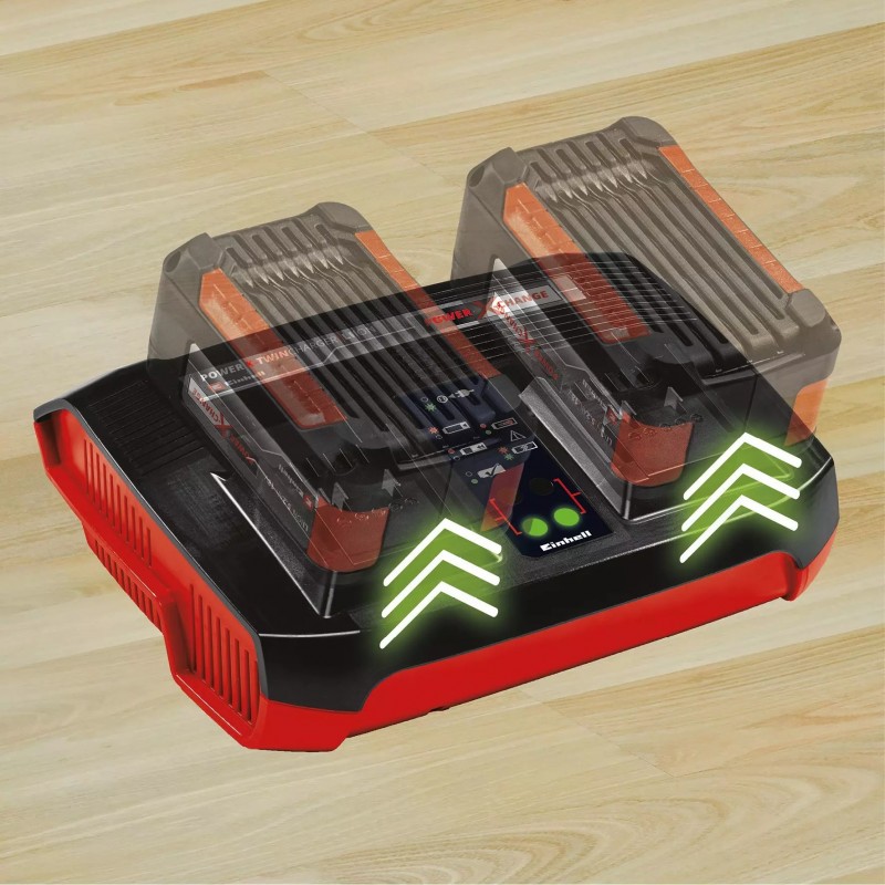 EINHELL CARICABATTERIE POWER X-TWINCHARGER 3A