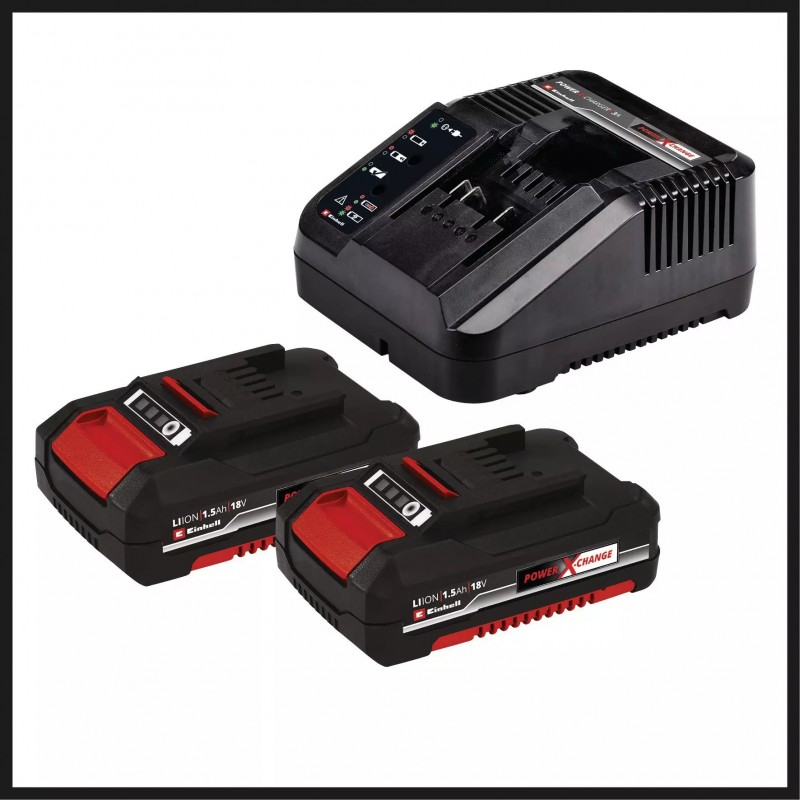 EINHELL KIT UTENSILI A BATTERIA TE-TK 18/1 Li Kit (CD+CI)