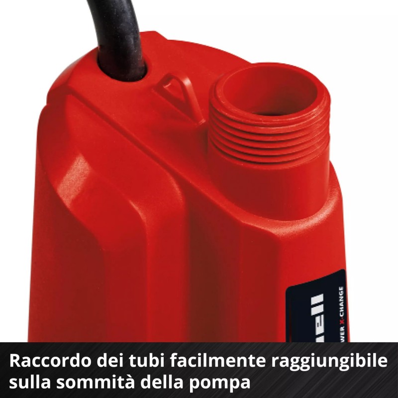 EINHELL POMPA SOMMERSA A BATTERIA GE-PP 18 RB Li - Solo