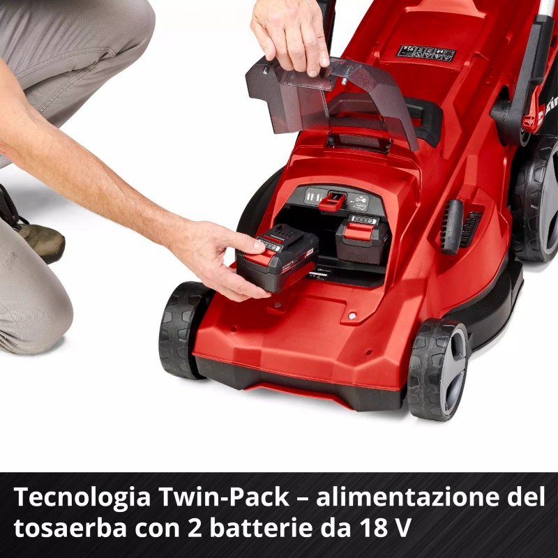 EINHELL RASAERBA A BATTERIA RASARRO 36/40 (2x4.0Ah)
