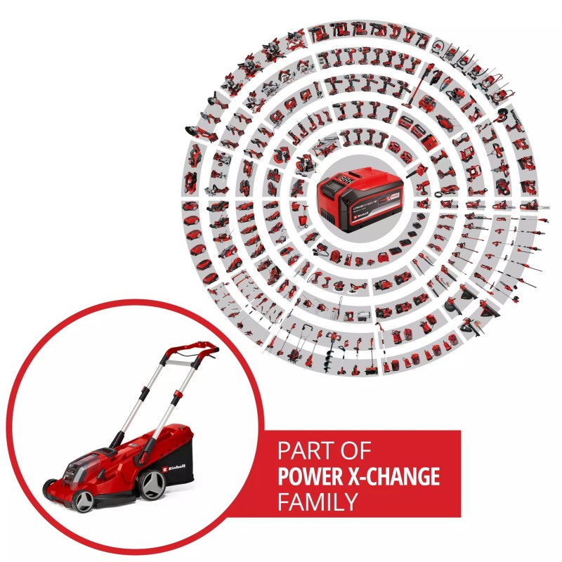 EINHELL RASAERBA A BATTERIA RASARRO 36/42 (2x5