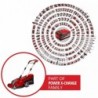 EINHELL RASAERBA A BATTERIA RASARRO 36/42 (2x5