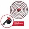 EINHELL SOFFIATORE E ASPIRATORE PER FOGLIE GE-CL 36 Li E-Solo