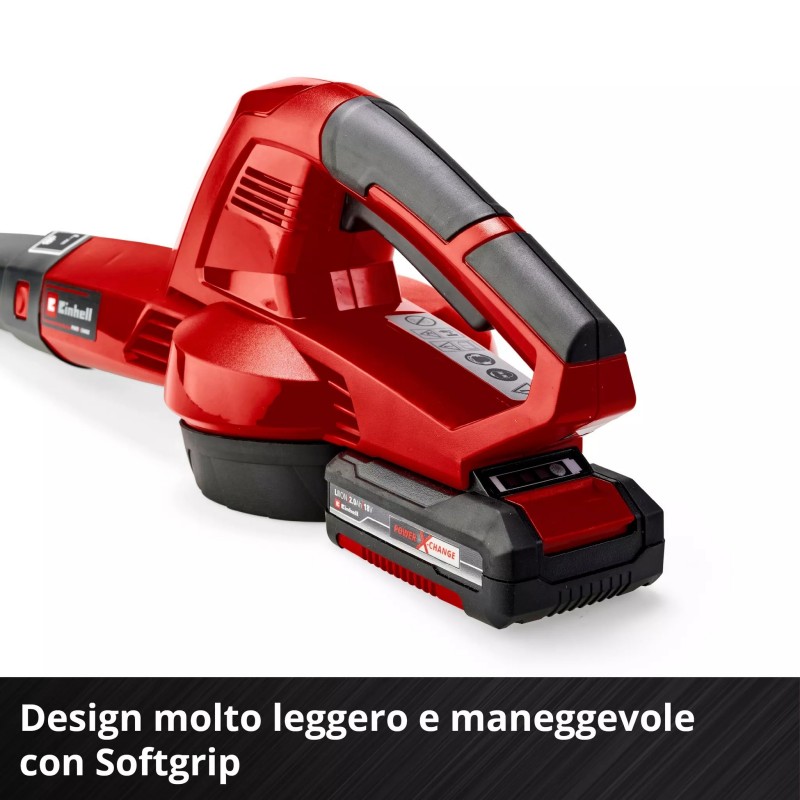 EINHELL SOFFIATORE PER FOGLIE A BATTERIA GC-CL 18 Li E Kit (1x2