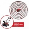 EINHELL SPAZZANEVE A BATTERIA GP-ST 36/53 Li E BL-Solo