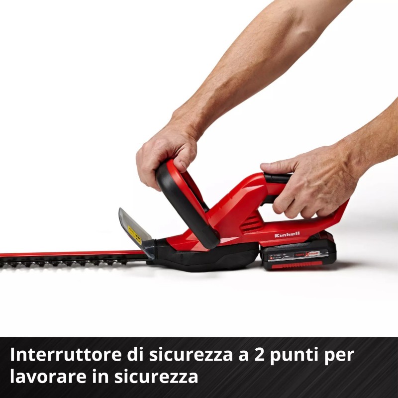 EINHELL TAGLIASIEPI A BATTERIA GC-CH 1846 Li-Solo