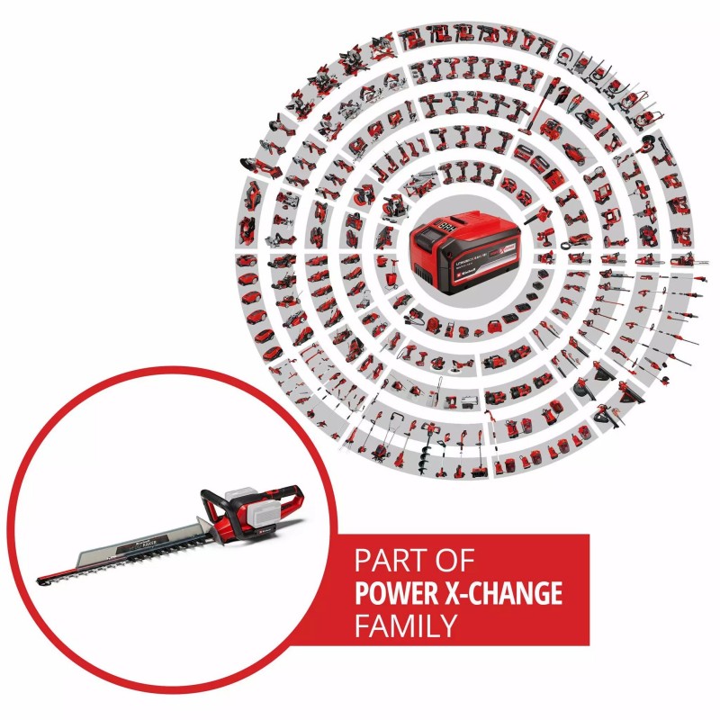 EINHELL TAGLIASIEPI A BATTERIA GE-CH 36/65 Li-Solo