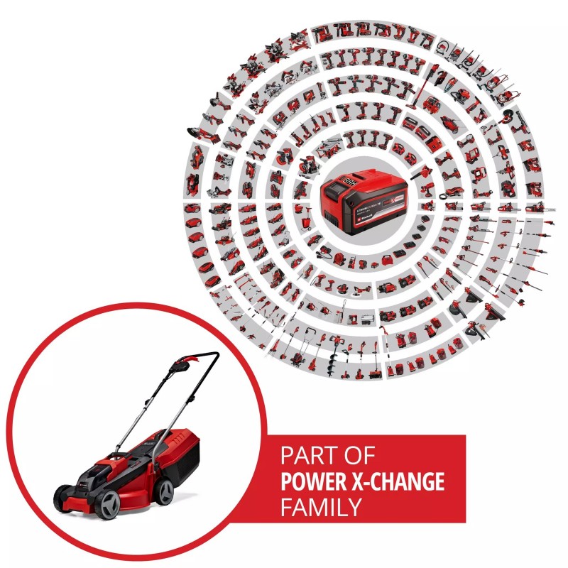 EINHELL TOSAERBA A BATTERIA GE-CM 18/30 Li-Solo