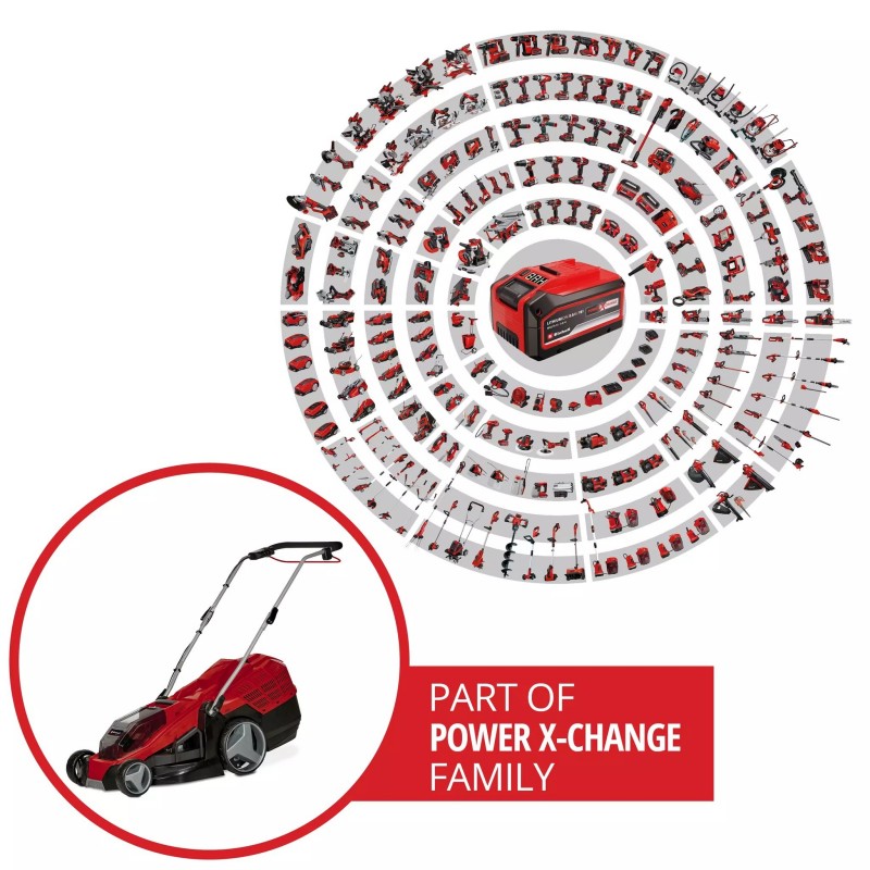 EINHELL TOSAERBA A BATTERIA GE-CM 36/43 Li M-Solo