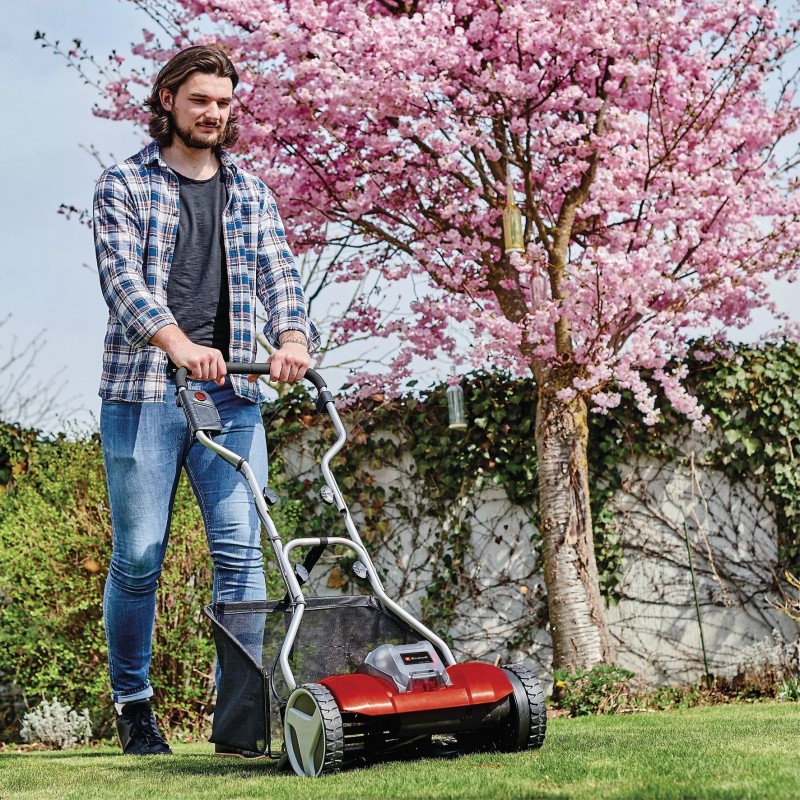 EINHELL TOSAERBA ELICOIDALE A BATTERIA GE-HM 18/38 Li-Solo