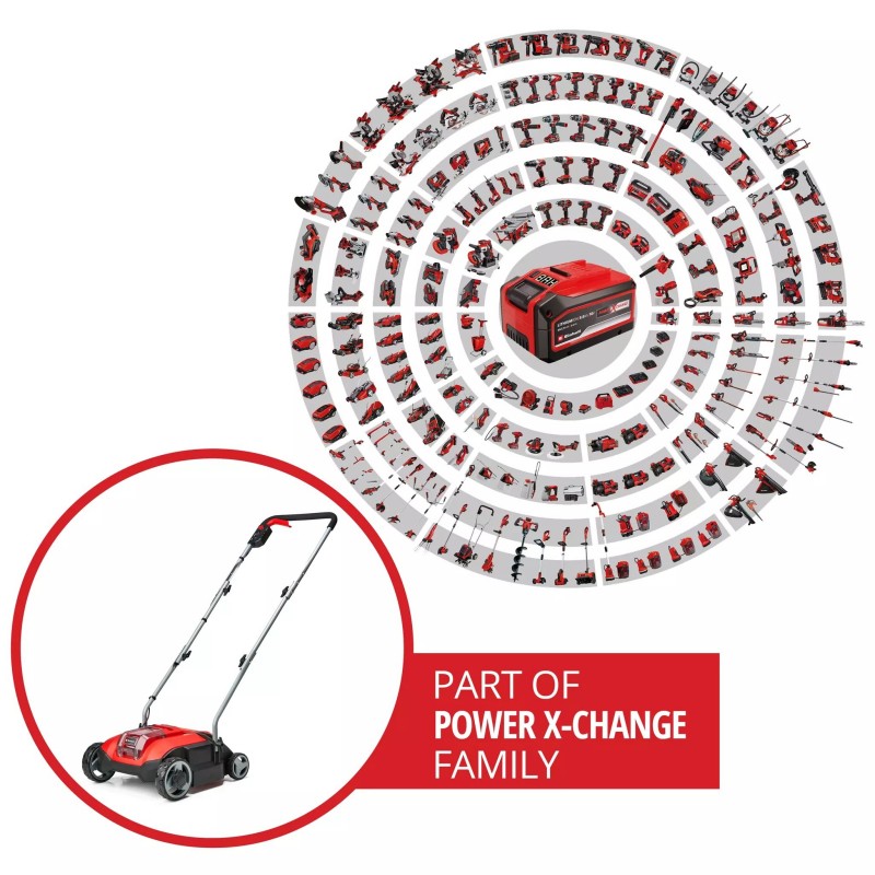 EINHELL ARIEGGIATORE A BATTERIA GC-SC 18/28 Li-Solo