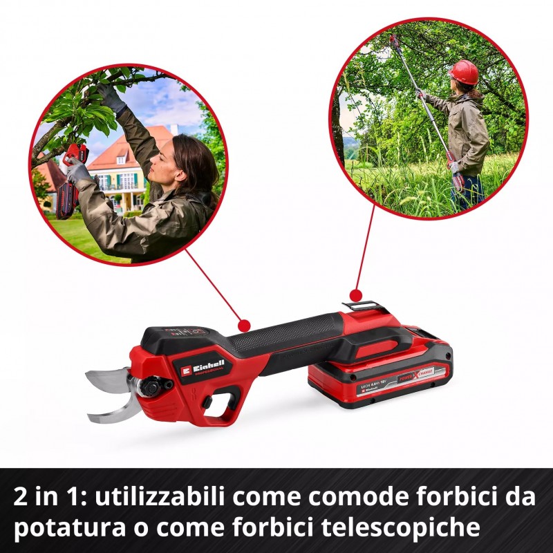 EINHELL FORBICI DA POTATURA GP-LS 18/28 Li T BL-Solo