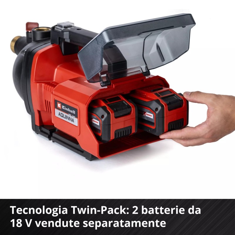 EINHELL POMPA DA GIARDINO A BATTERIA AQUINNA 36/30