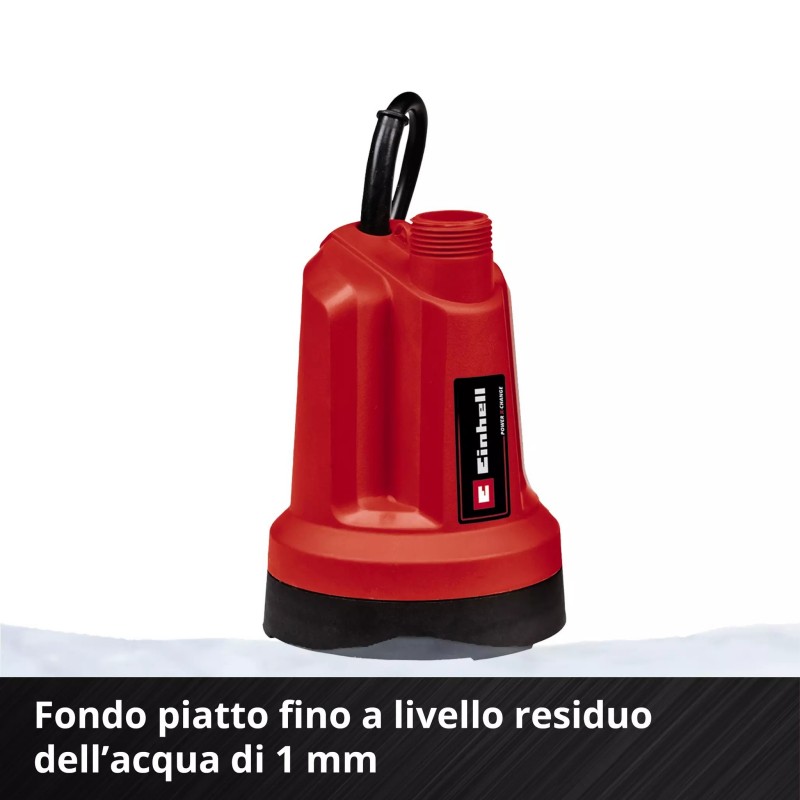 EINHELL POMPA PER ACQUE CHIARE A BATTERIA GE-SP 18 LL Li - Solo