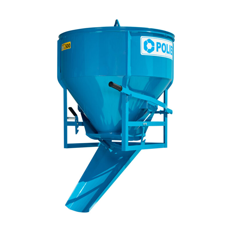POLIERI BENNA CONICA PER CALCESTRUZZO A SCARICO CENTRALE E LATERALE MODELLO 800 Polieri - 3