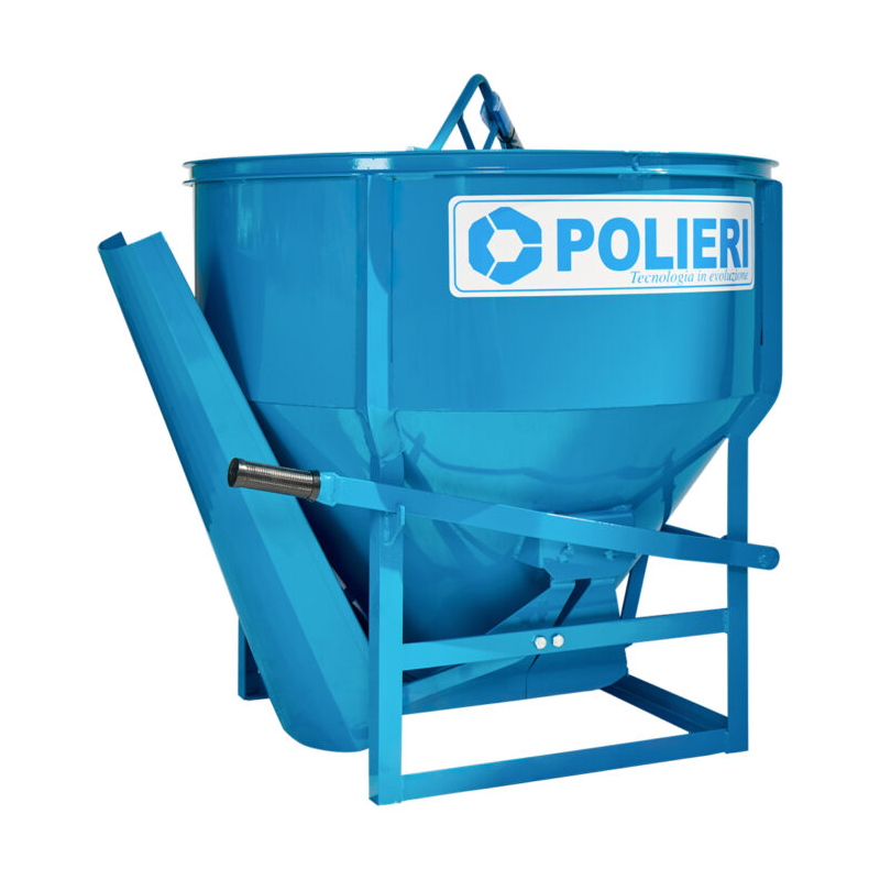POLIERI BENNA CONICA PER CALCESTRUZZO A SCARICO CENTRALE E LATERALE MODELLO 800 Polieri - 4