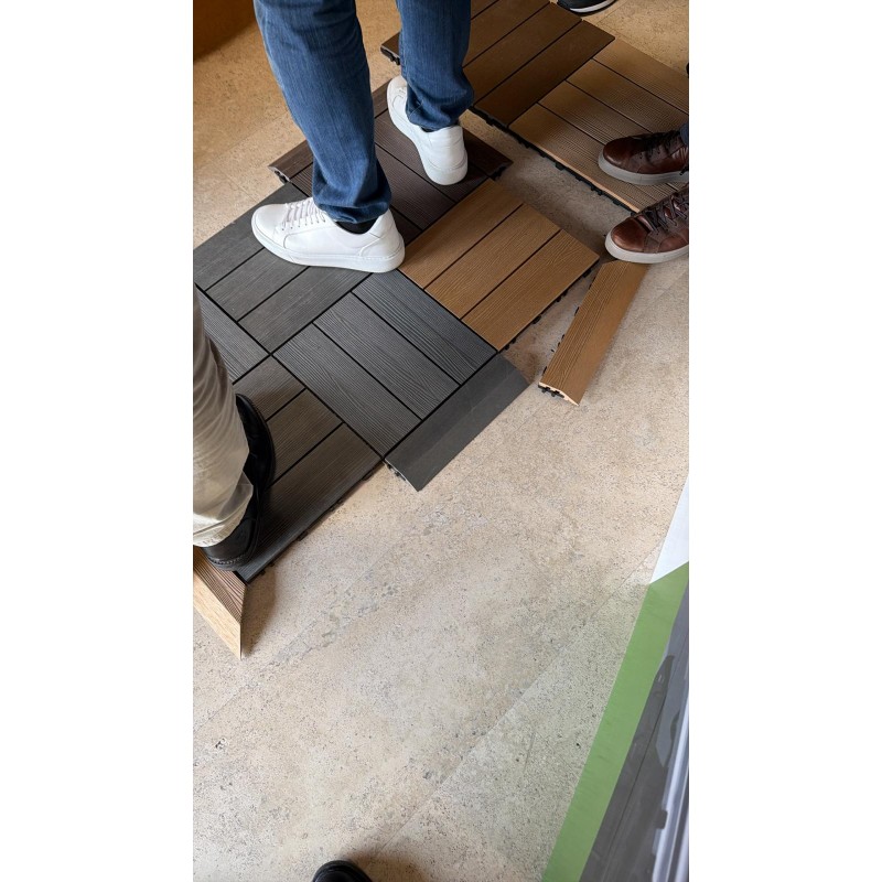 DAKOTA - Scivolo rampa WPC Gold per piastrella (1 pz) Dakota - 1