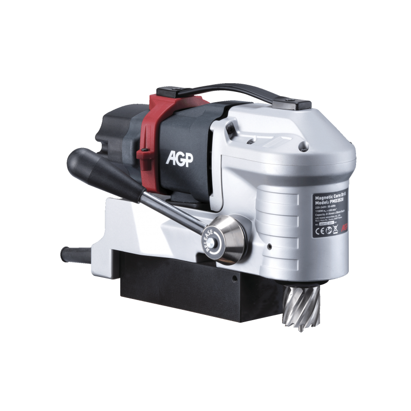 AGP Trapano magnetico PMD3530 basso profilo 1100 W Ø35×35 mm
