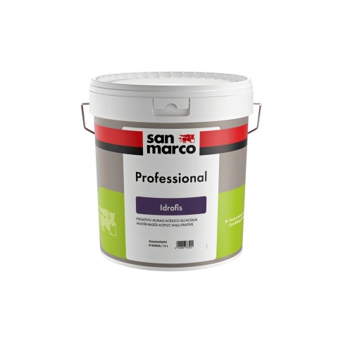 Fissativo murale acrilico Idrofis San Marco per interno (Secchio da 15Lt)